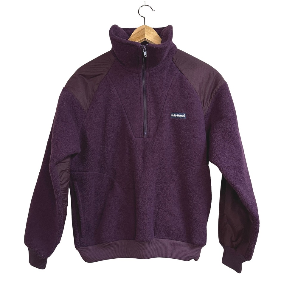 Helly Hansen Purple Fleece Half-Zip Pullover
